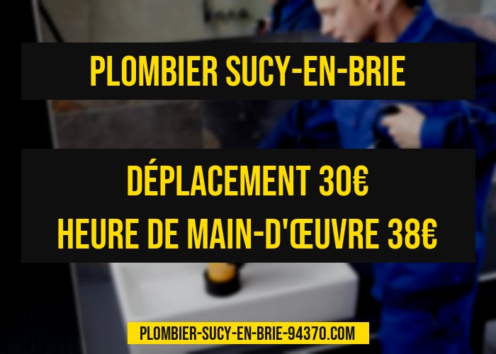 plombier Sucy-en-Brie tarifs
